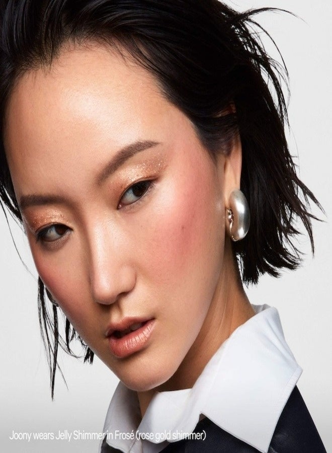 MILK MAKEUP Cooling Water Jelly Shimmer Highlighter Stick –  Frose - Rose Gold Shimmer, Jelly‑Texture, Hydrating, Lightweight Highlighter for Face and Eyes, 5 g - Image 2